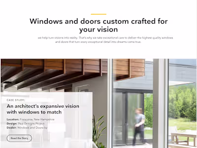 Enterprise Component Library for Custom Windows Company
