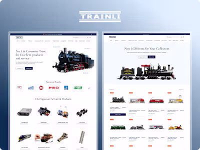 Trainli Website Redesign (Web UI + Product Catalog Refresh)