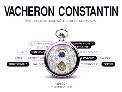 VACHERON-CONSTANTIN | E-commerce redesign
