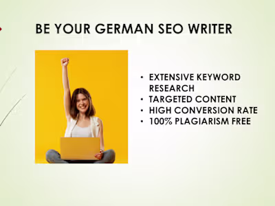 SEO Writer for German Website