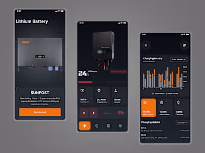 Smart Lithium Battery Monitoring App