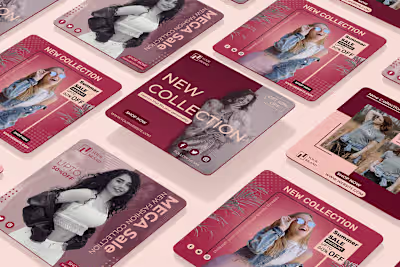 Social media posts and story designs