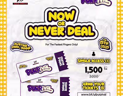 Purpival Ticket Design