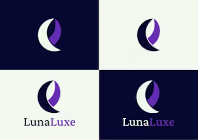 LunaLuxe | Logo / Visual Identity design