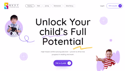 Savy Learning Dashboard with AI