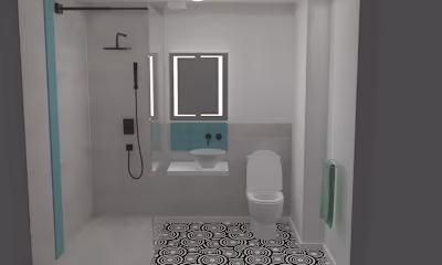 Bathroom Design in 3D Studio Max