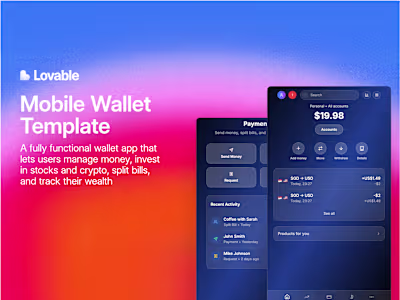 Volt – A Wallet App Template