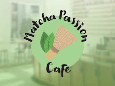 Matcha Passion Cafe Branding
