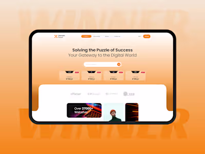 Domain Racer: Web design, Website concept - Modern design