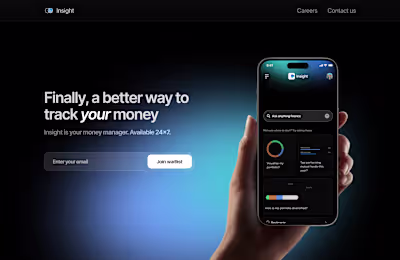 AI powered personal finance app: Product Design