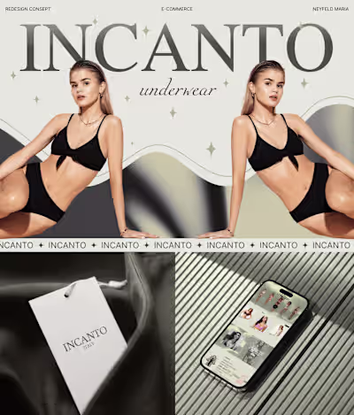 Incanto Website design