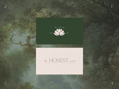 the honset garden | Logo, Packaging, Email templates