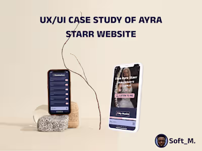 UX/UI CASE STUDY OF AYRA STARR WEBSITE