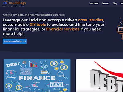 Moolalogy - DIY Personal Finance | UI Architect + Dev