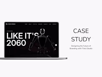 Branding & Web for F.fect Studio
