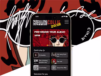 App for an Indie Rock Band-Google UX Design Certificate Project
