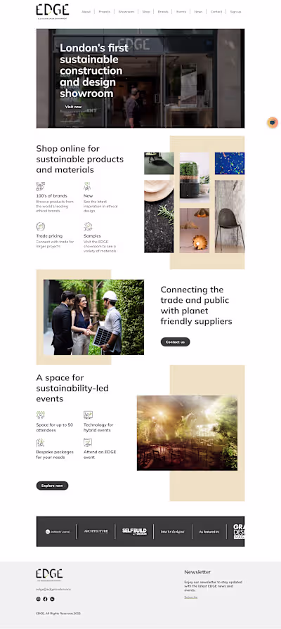 EDGE LONDON COMPLETE BRANDING
