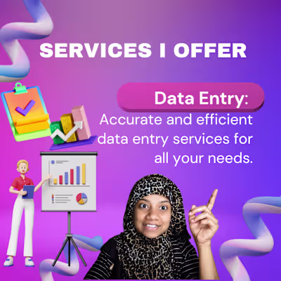 Virtual Assistant Specialized in Data Entry