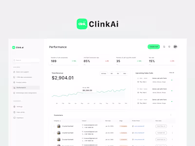 ClinqAi Web Application Design.