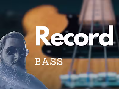 Bass or Synthbass Recording for your Song