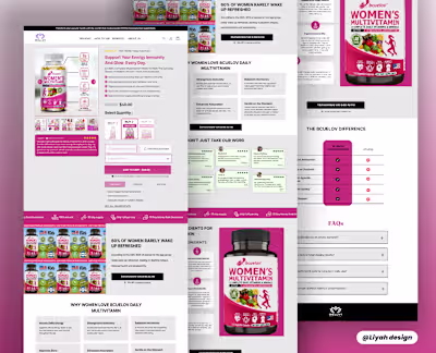 Smart Design Meets Daily Health Bcuelov Women's Vitamins PDP