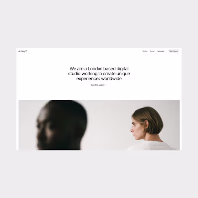 So here’s something I worked on. a Webflow and Framer templa...