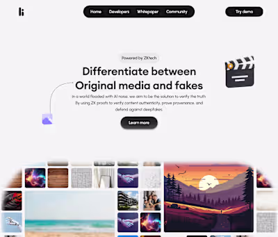 Livy La website design