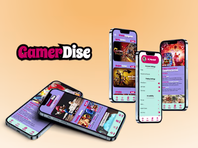 GamerDise Game Preview App - Case study slide deck
