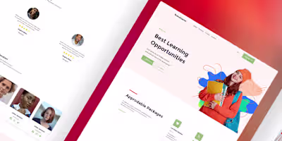 School Sound - Edtech landing page