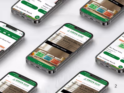 Mobile Conversion Boost for Green Goo Using Replo