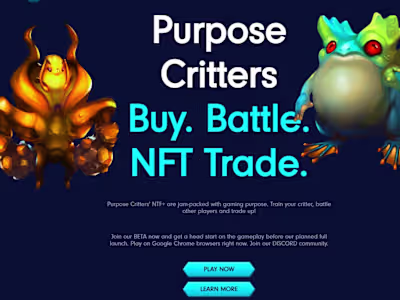 Purpose Critters NFT+