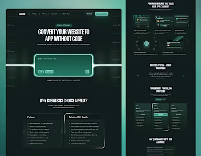 Adaline — No Code Website to App Landing Page Adaline is a m...