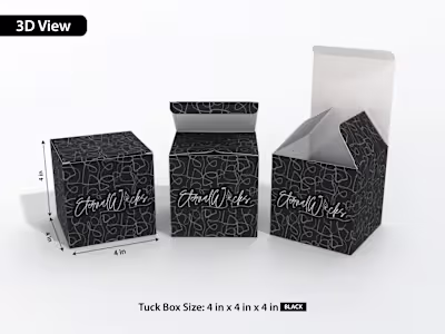 Tuck Snap Lock Bottom Box :: Behance