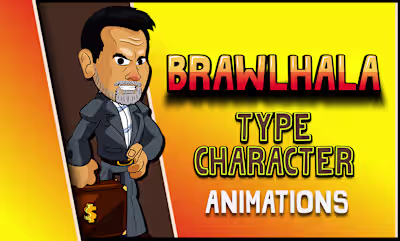 Brawlhalla game type character animations on Behance