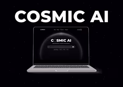 Cosmic AI: UI/UX Case Study Of A Multimodal AI Platform