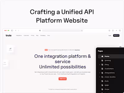 Building Truto.com: Crafting a Unified API Platform Website