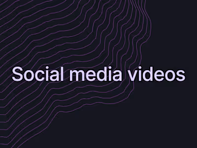 Social media videos