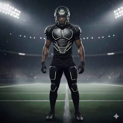 EXO: A Concept 🏈⚡ Our vision was to evolve the gridiron fro...