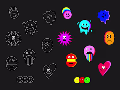 Motion Stickers Pack