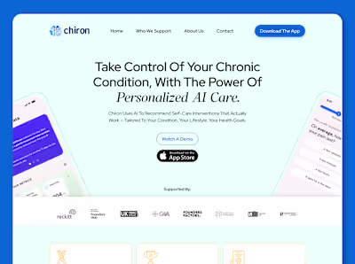 Chiron Healthcare Website Redesign