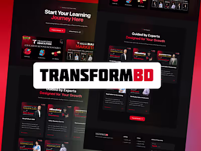 TransformBD EdTech Platform Development