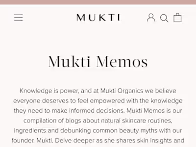 Mukti blogs
