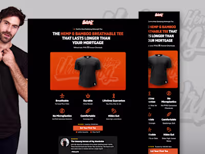 UndrDog - Founder Story Landing Page