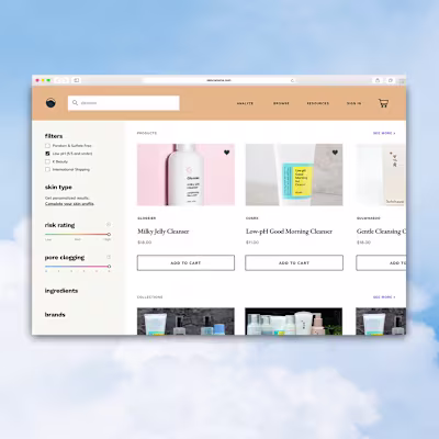 SkinCarisma Branding & UX/UI