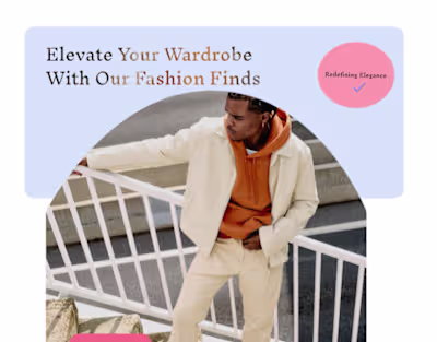 FASHION BRAND LANDING PAGE ( LUMI )