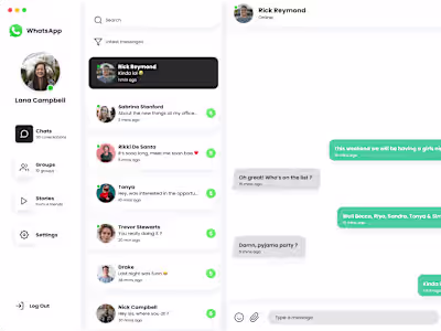 WhatsApp Dashboard