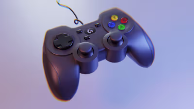 Joystick controller - 3D / Render