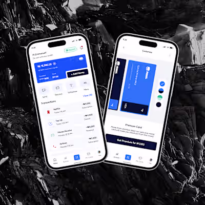 Minimalist Finance & Digital Wallet App