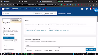 I will do Decision maker list from LinkedIn sales navigator
