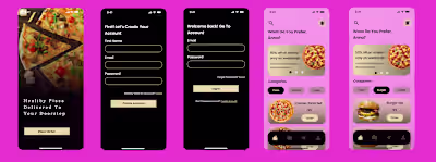 Design of a Food Delivery App